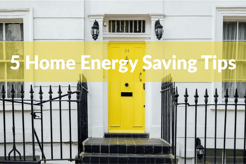image of 5 home energy saving tips