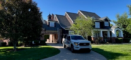 K&P Roofing insurance replacement job in Prospect, KY